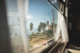 View from the train window